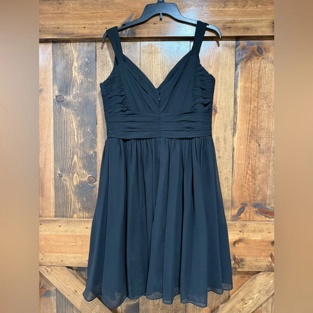 Bill Levkoff Women’s Formal Dress Black Knee‎ Length Cocktail Dress Size 14